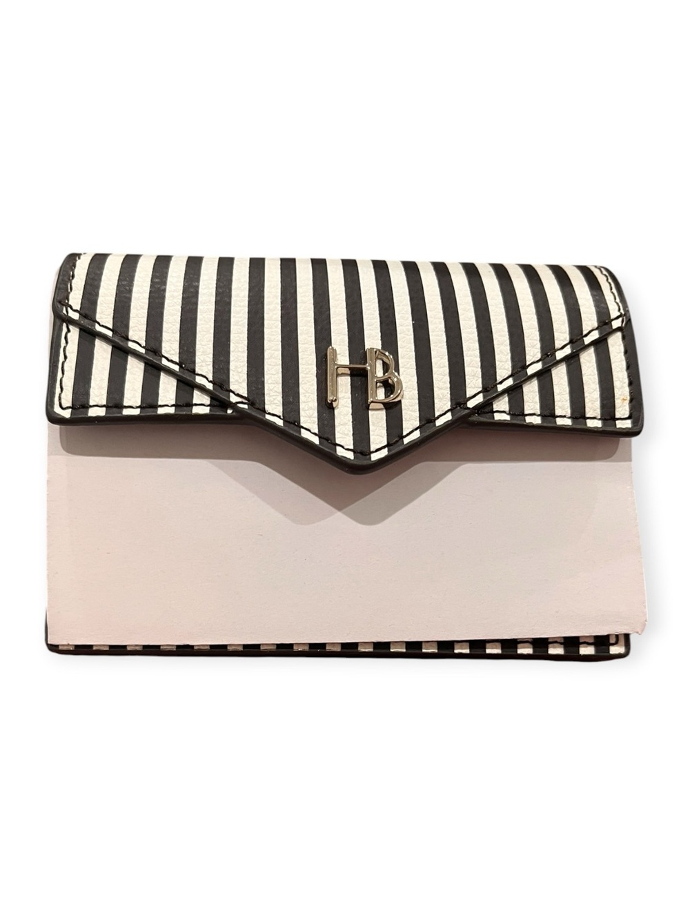 Henri Bendel "Miss Bendel" Centennial Stripe Envelope Wallet / Coin Purse NWT - Picture 3 of 11